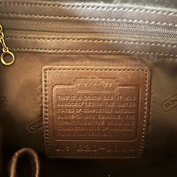 Vintage Coach B2D-9623 Legacy West Hobo shoulder bag brown leather - Picture 7 of 13